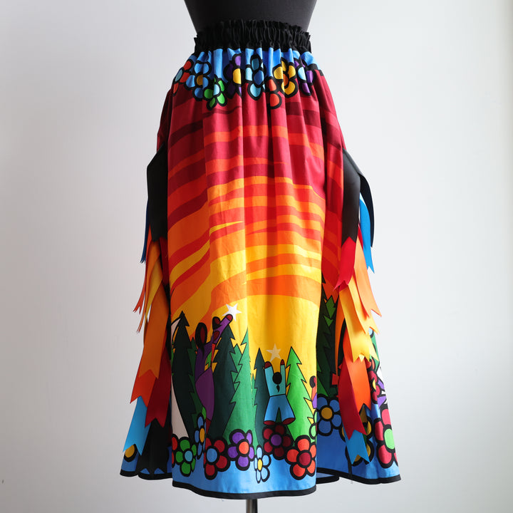 Phoenyx Designs Yellowquill Floral Ribbon Skirt