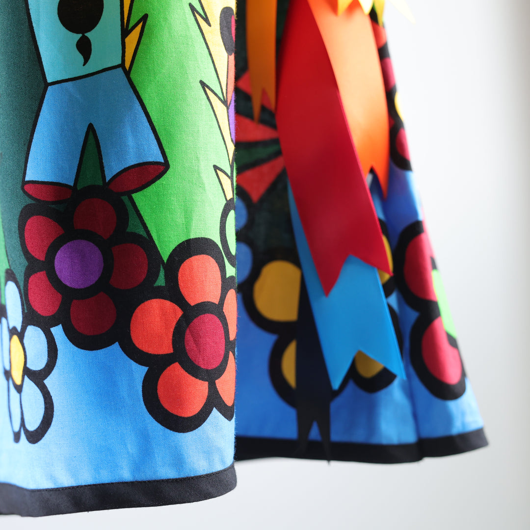 Phoenyx Designs Yellowquill Floral Ribbon Skirt
