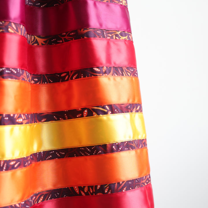 Phoenyx Designs Fire Red Ribbon Skirt