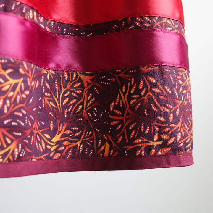 Phoenyx Designs Fire Red Ribbon Skirt