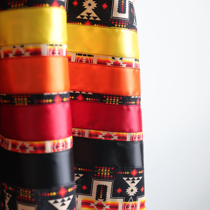 Phoenyx Designs Black Geometric Ribbon Sundress