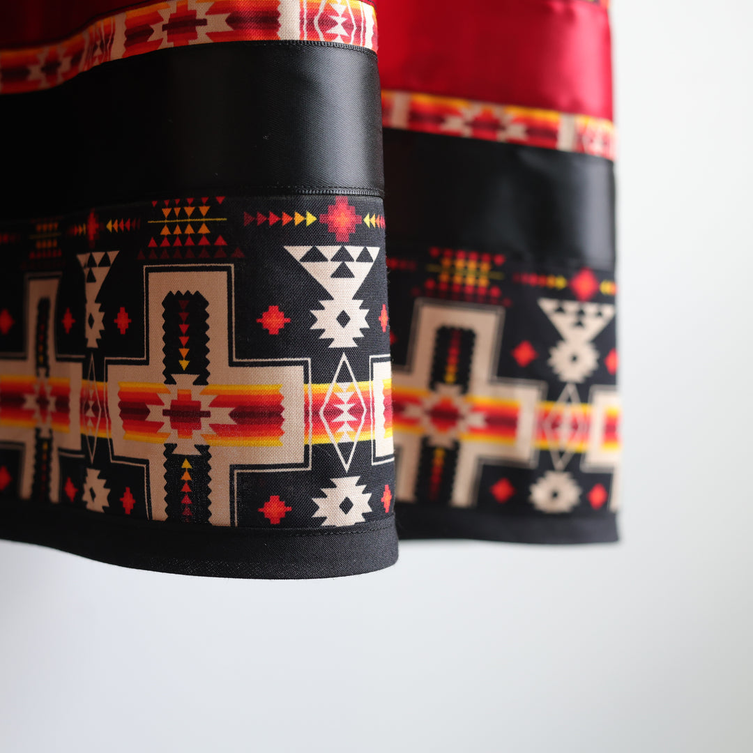 Phoenyx Designs Black Geometric Ribbon Sundress