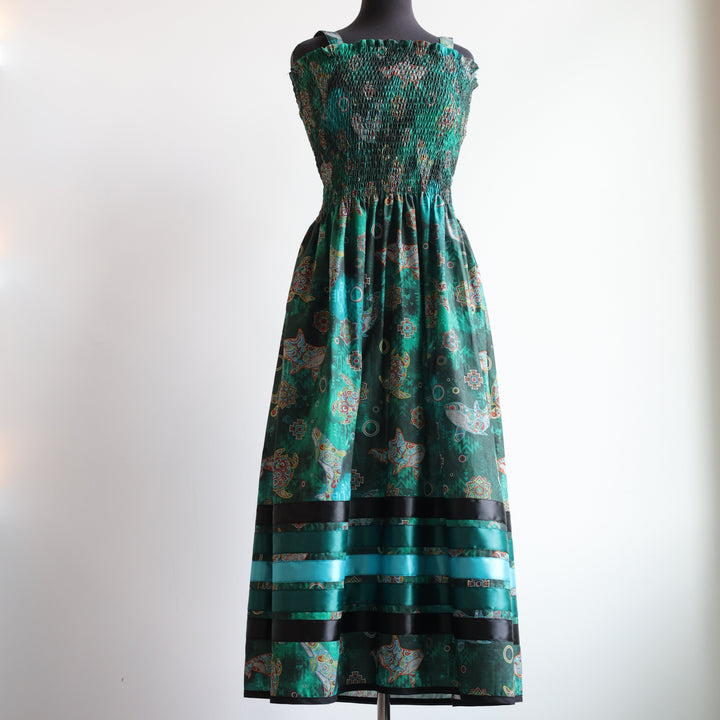 Phoenyx Designs Green Ribbon Sundress