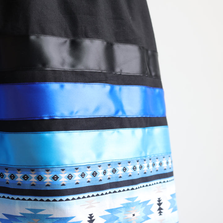 Phoenyx Designs Blue Southwest Ribbon Skirt &amp; Belt