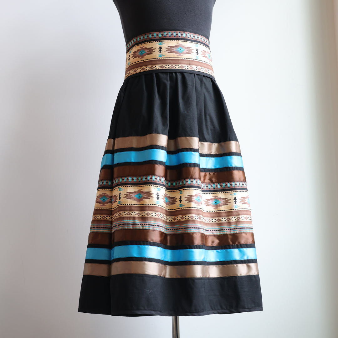 Phoenyx Designs Turquoise Southwest Ribbon Skirt &amp; Belt