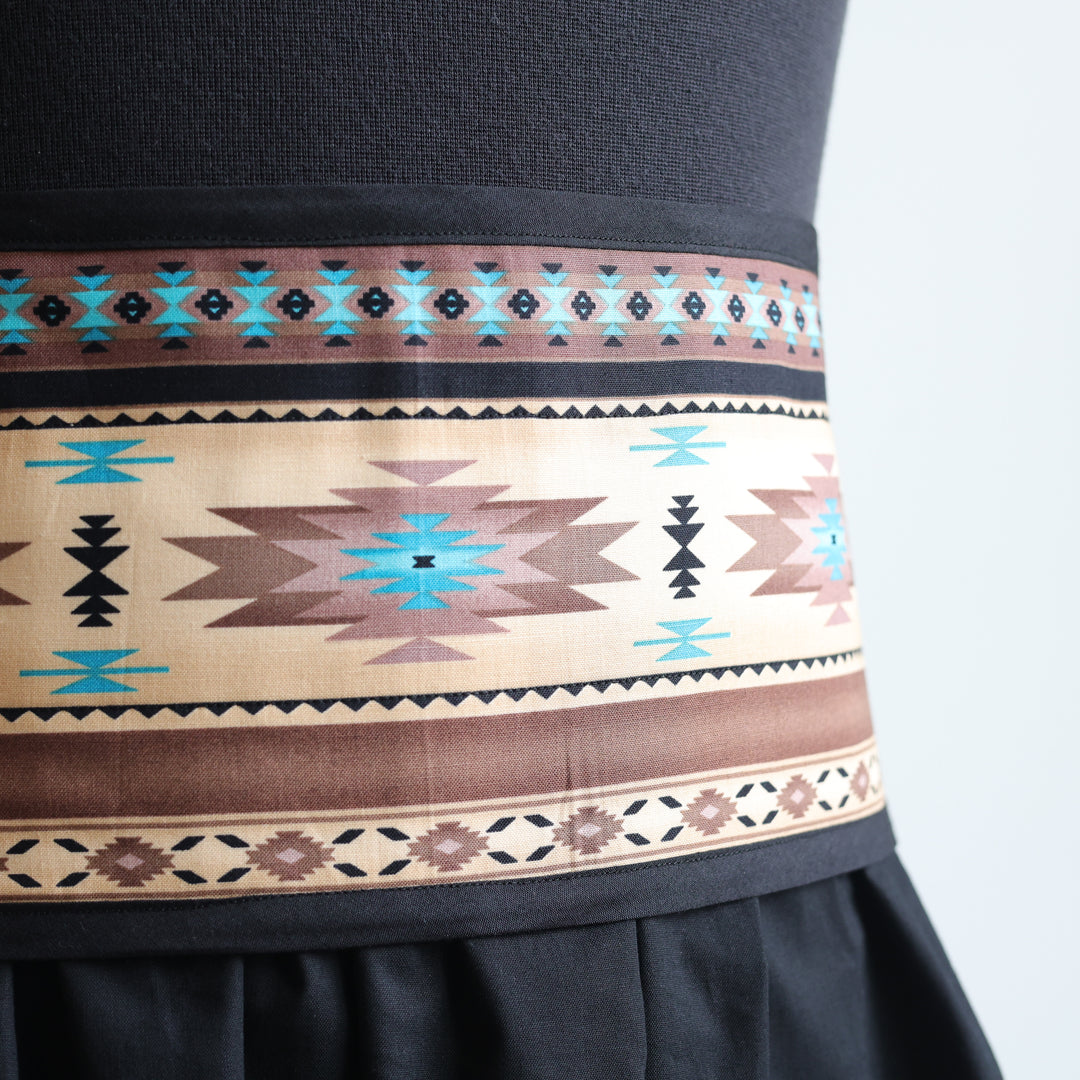 Phoenyx Designs Turquoise Southwest Ribbon Skirt &amp; Belt