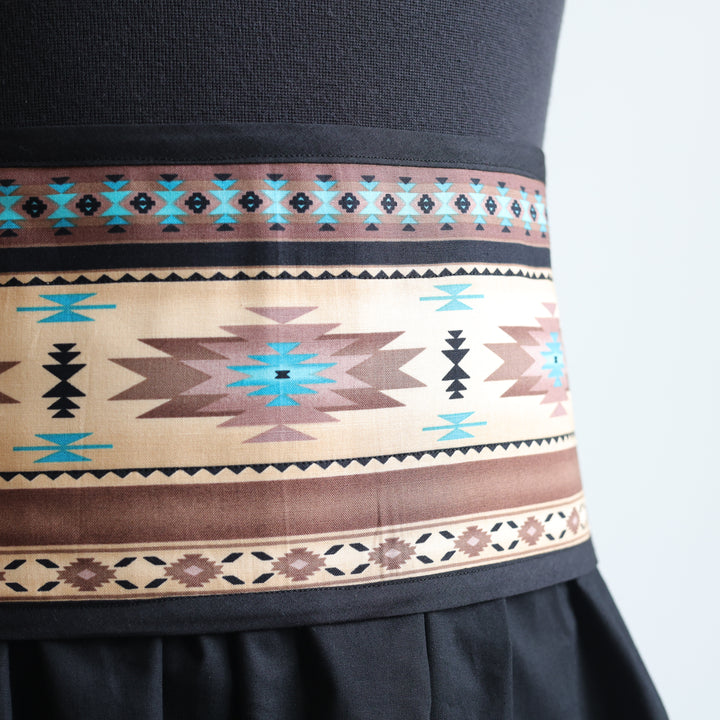 Phoenyx Designs Turquoise Southwest Ribbon Skirt &amp; Belt
