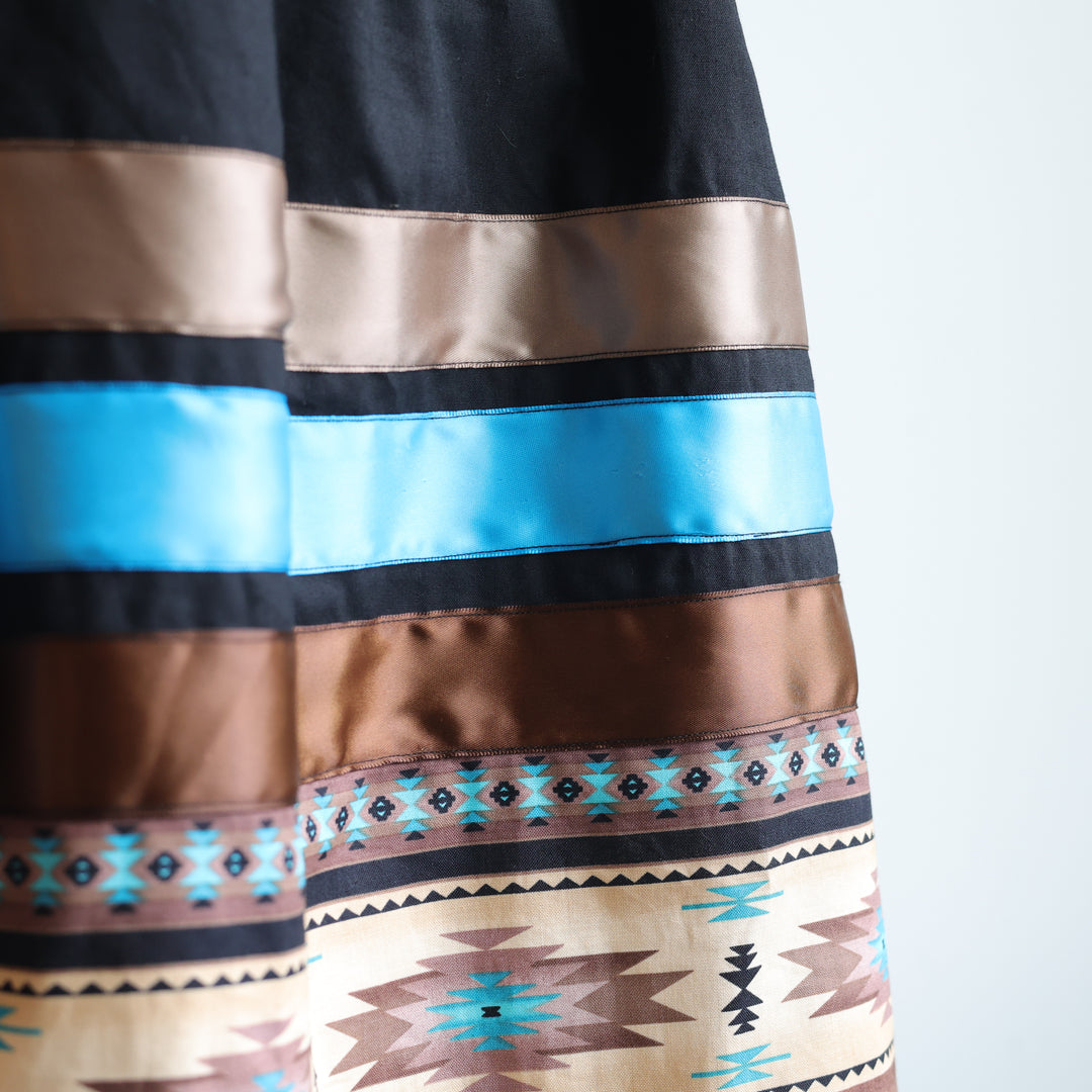 Phoenyx Designs Turquoise Southwest Ribbon Skirt &amp; Belt