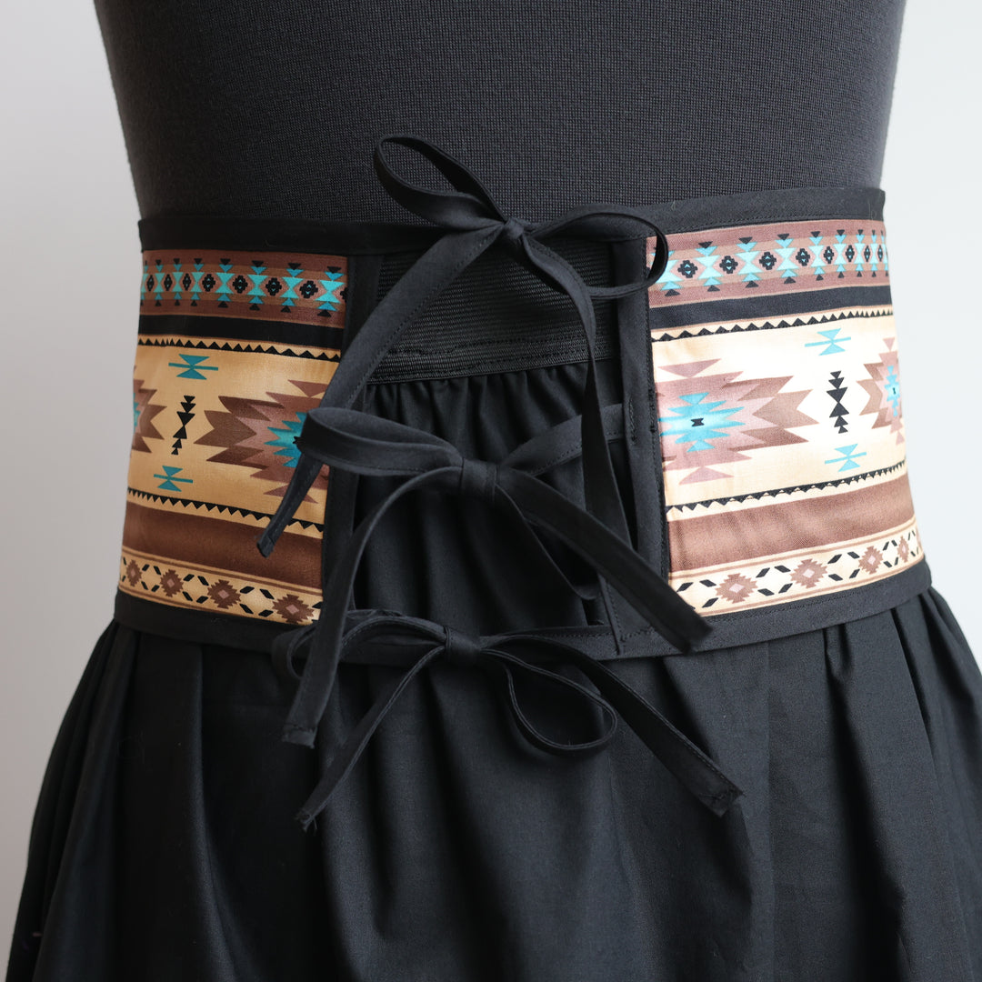 Phoenyx Designs Turquoise Southwest Ribbon Skirt &amp; Belt