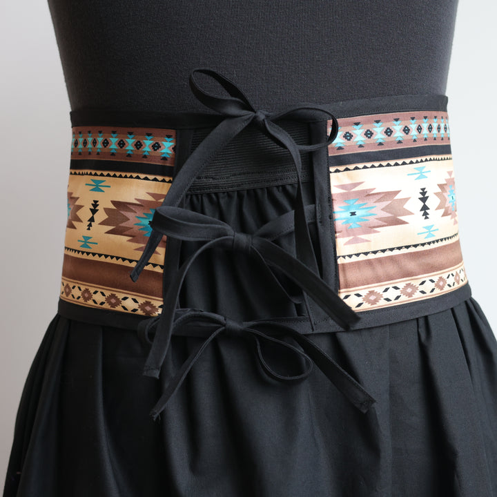 Phoenyx Designs Turquoise Southwest Ribbon Skirt &amp; Belt