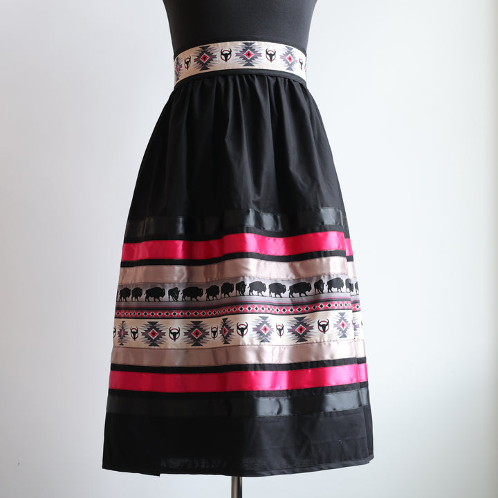 Phoenyx Designs Red Buffalo Ribbon Skirt &amp; Belt