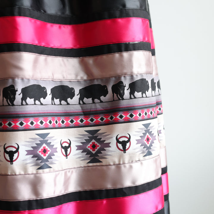 Phoenyx Designs Red Buffalo Ribbon Skirt &amp; Belt