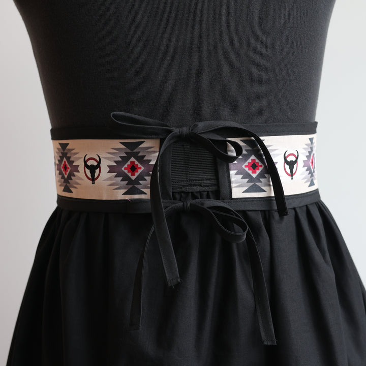 Phoenyx Designs Red Buffalo Ribbon Skirt &amp; Belt