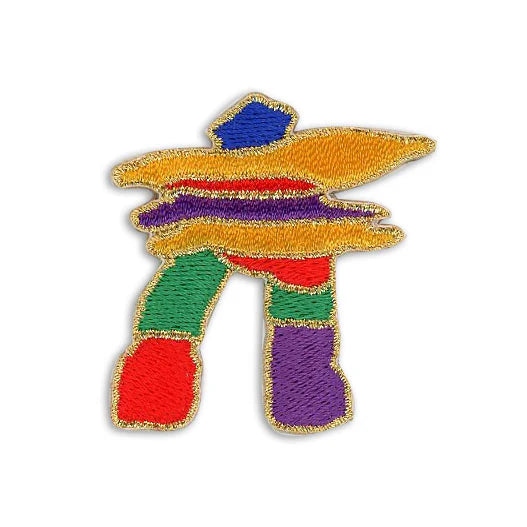 Oscardo Inukshuk Iron-On Patch
