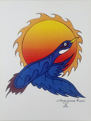"Goose Sun (2003)" Art Card by Johnny Marceland