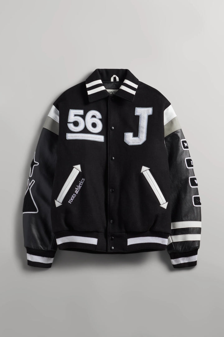 JJL X Roots Mistatim Letterman Jacket