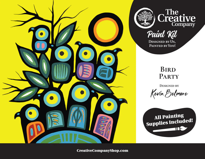 The Creative Company Bird Party Paint Kit