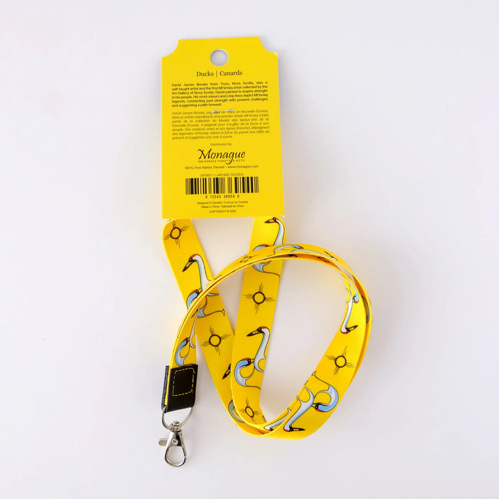 Monague Ducks Art Lanyard