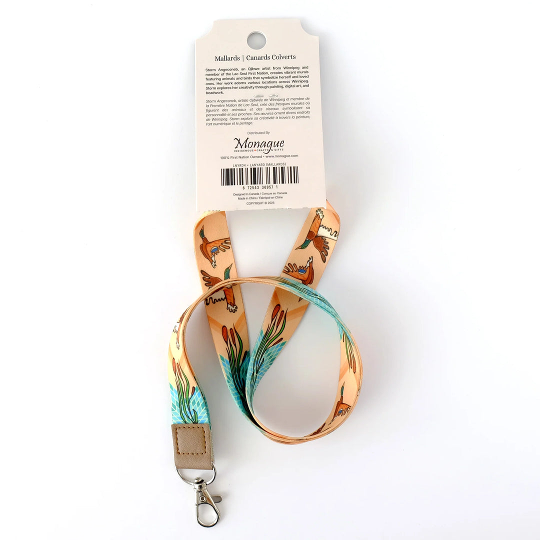 Monague Mallards Art Lanyard