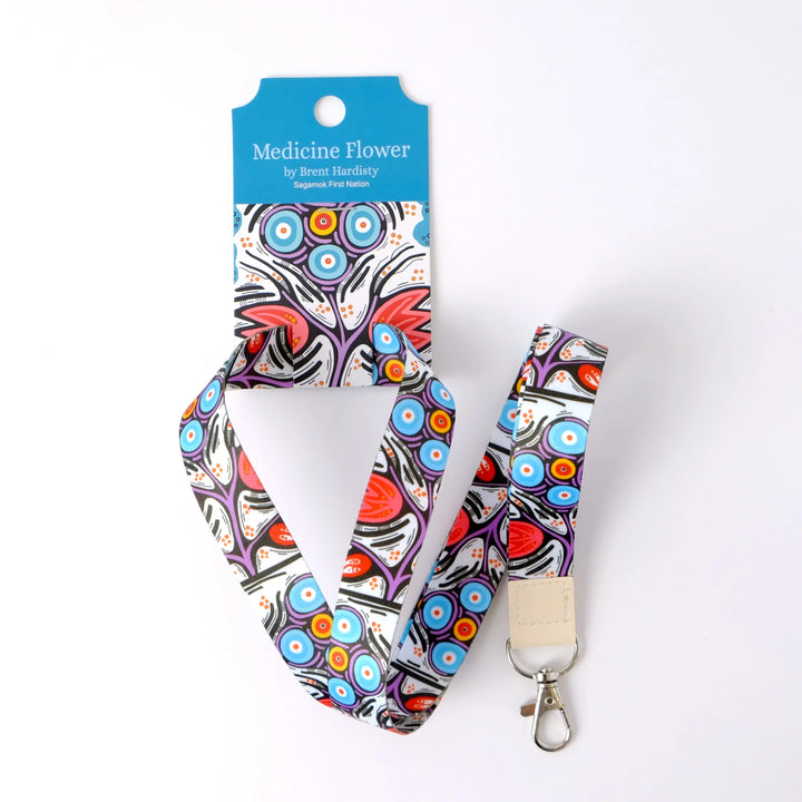 Monague Medicine Flower Art Lanyard