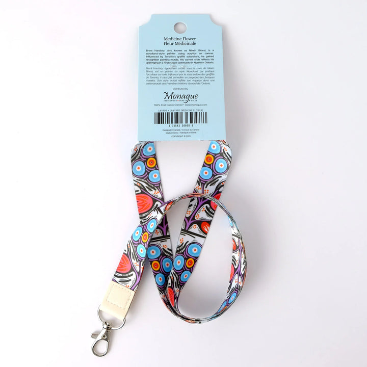 Monague Medicine Flower Art Lanyard