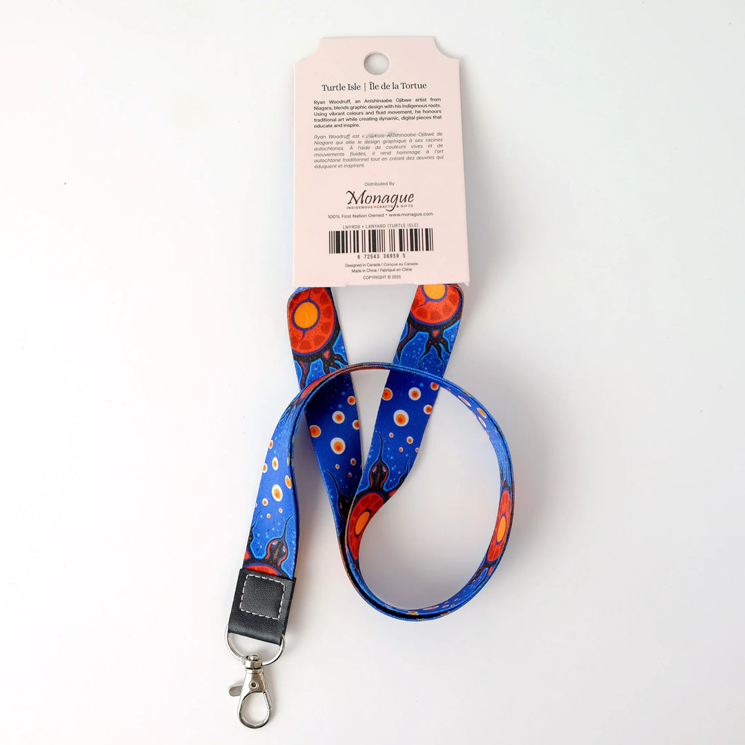 Monague Turtle Isle Art Lanyard