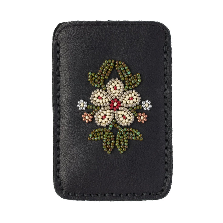 Manitobah Floret Beaded Card Holder