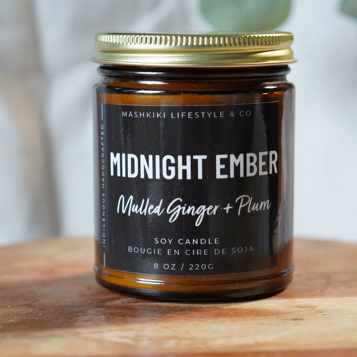 Mashkiki Lifestyle & Co Midnight Ember Soy Candle