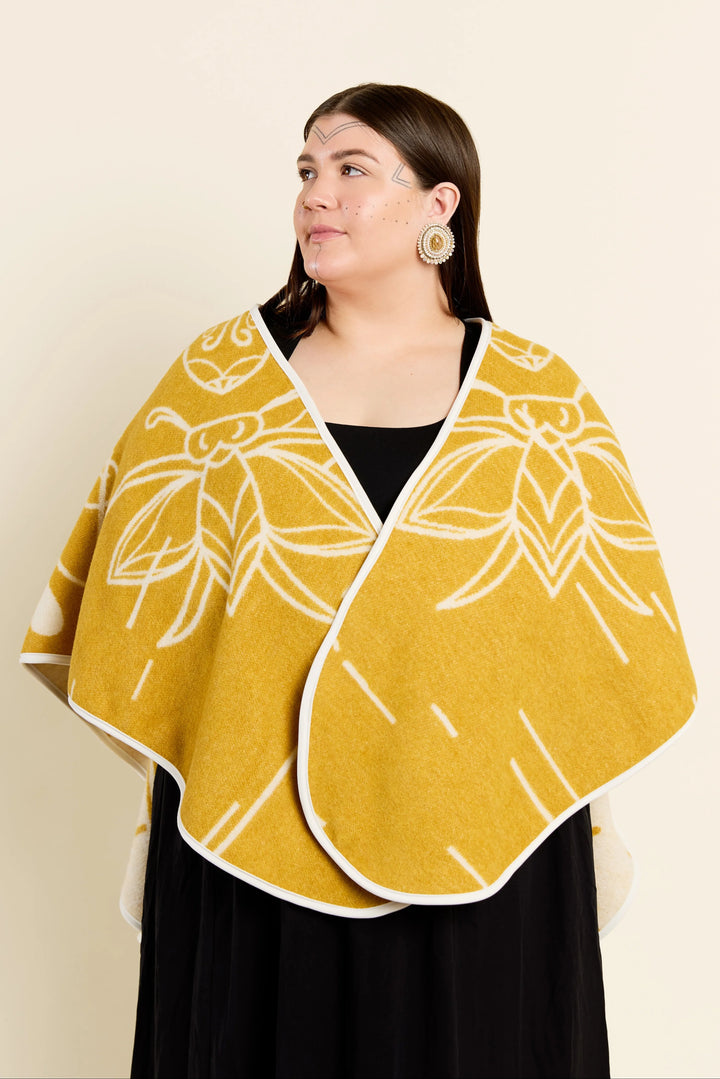 MINI TIPI Miel Reversible Eco-Friendly Shawl