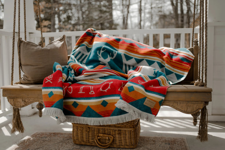 MINI TIPI We Are All One Reversible Everyday Blanket