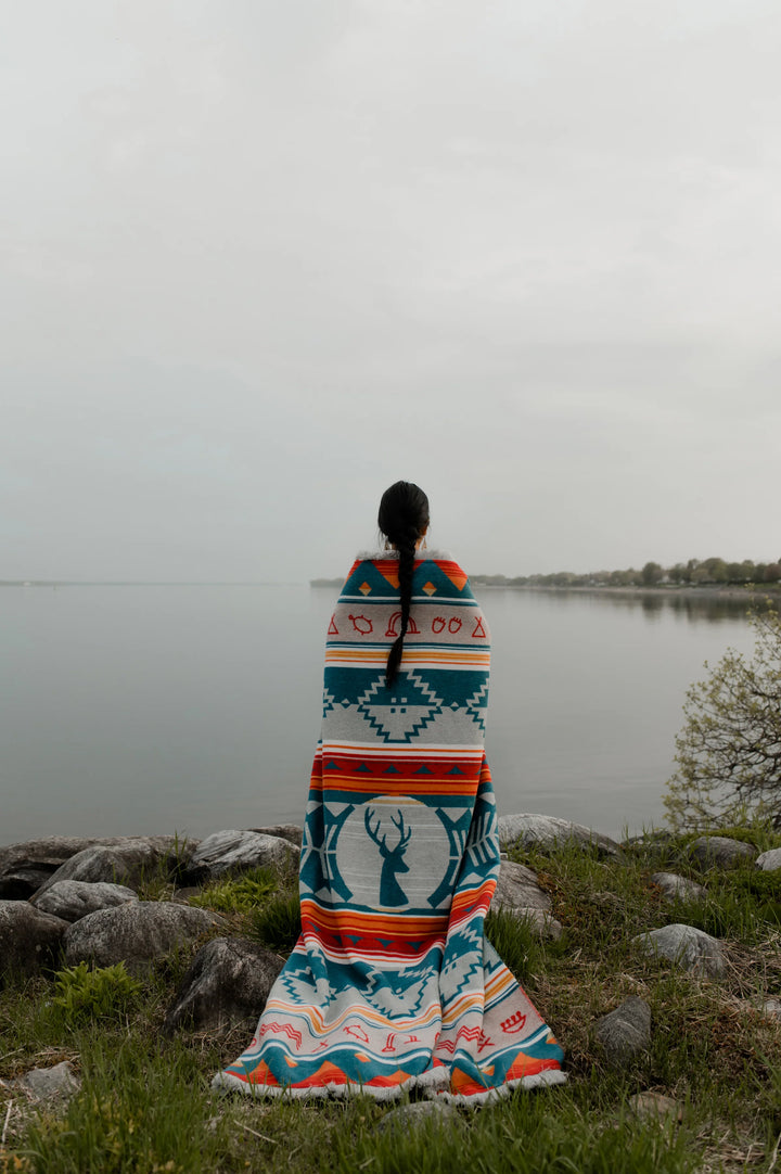 MINI TIPI We Are All One Reversible Everyday Blanket