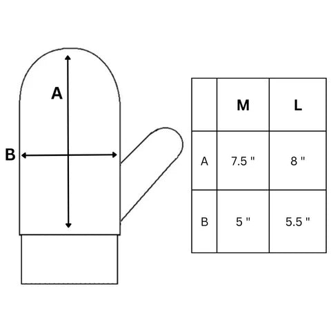 MINI TIPI Fleurs Sherpa Mittens