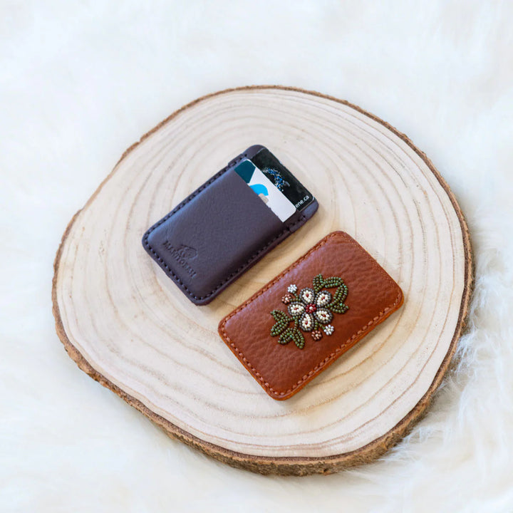 Manitobah Floret Beaded Card Holder