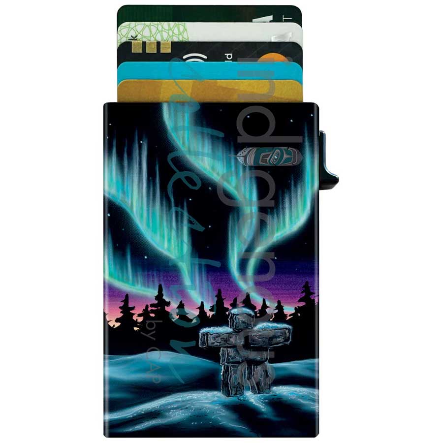 CAP Sky Dance - Inukshuk Metal Card Holder