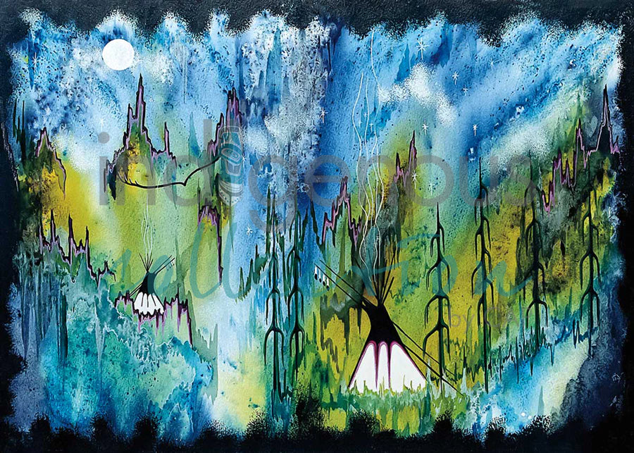 CAP Mystical Village Art Plaque