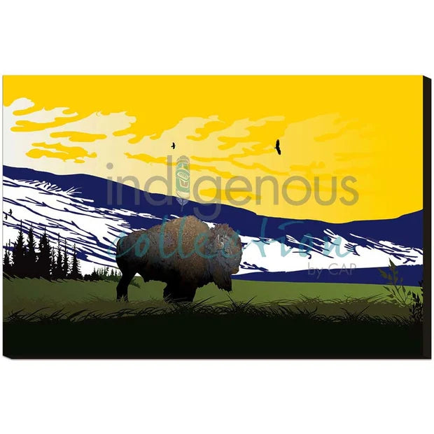 CAP Bison  Art Plaque