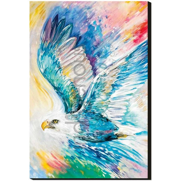CAP Eagle of Many Colours Art Plaque