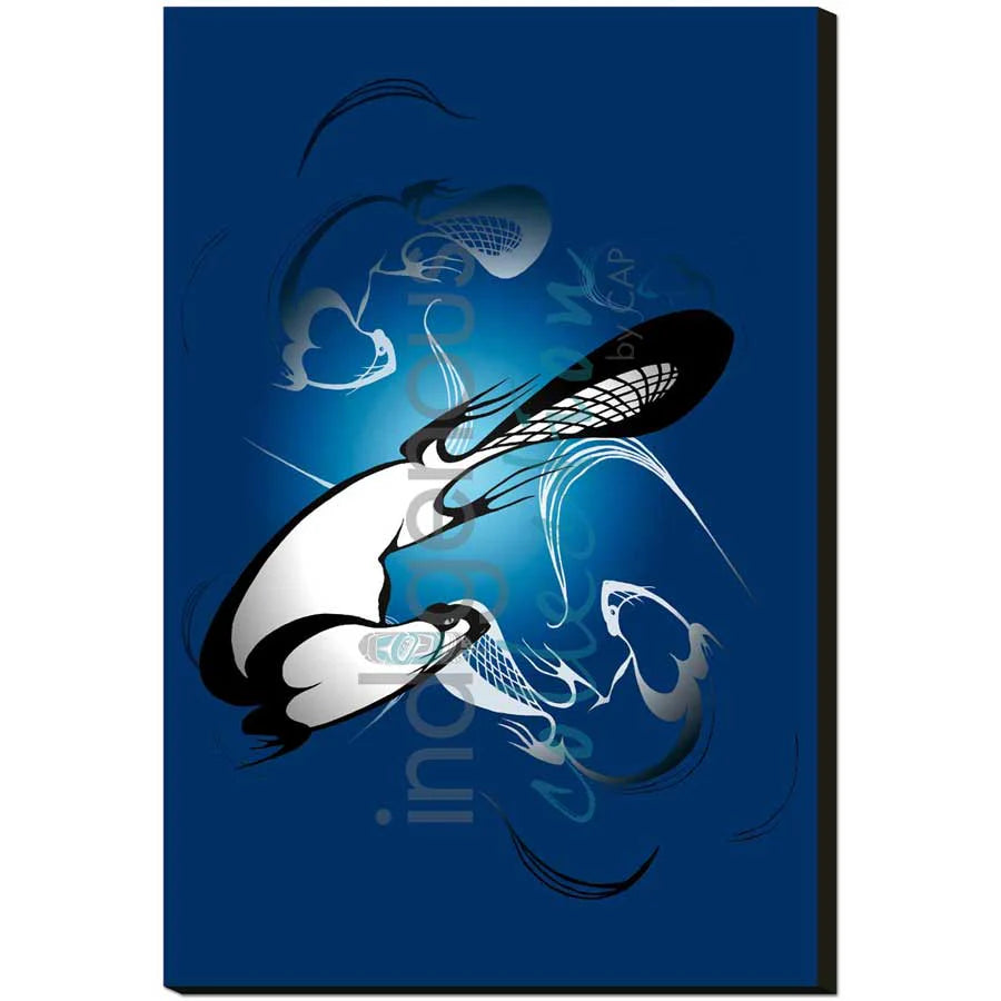 CAP Swirling Beavers Art Plaque