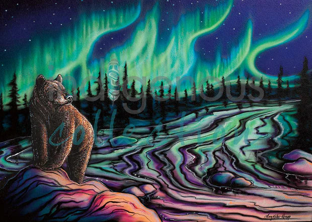 CAP Sky Dance - Northern Light Framed Art Print