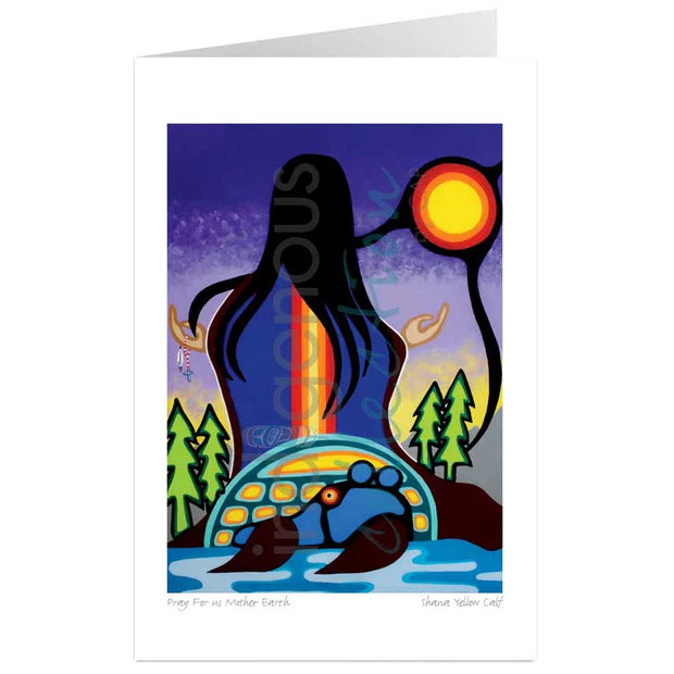 CAP Pray For Us Mother Earth Art Card