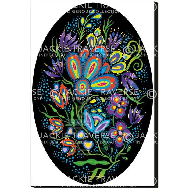 CAP Ojibway Floral I Art Plaque