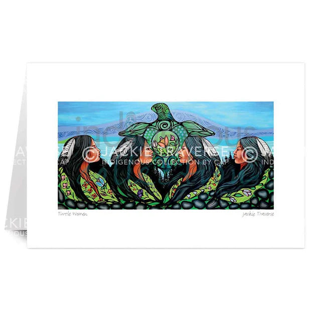 CAP Turtle Women Art Card