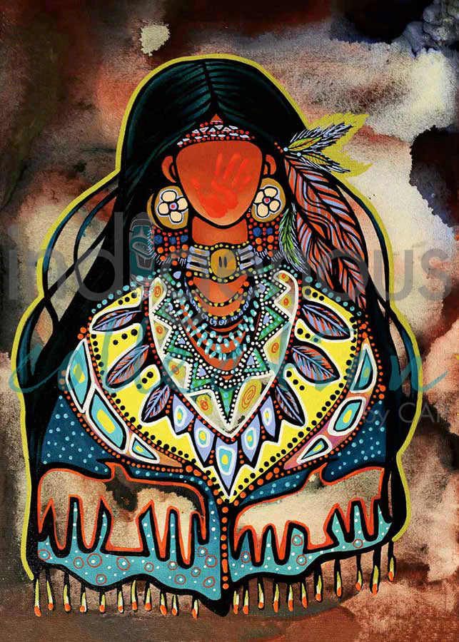 CAP Thunderbird Woman Art Plaque