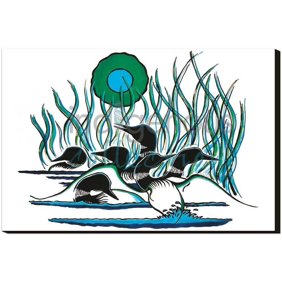 CAP Family of Loons Art Plaque