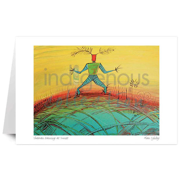 CAP Shaman Dancing at Sunset Art Card