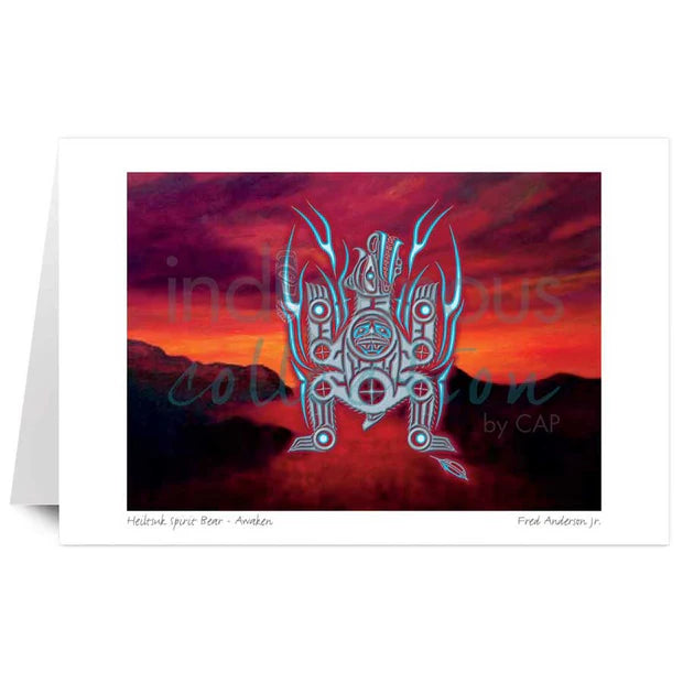 CAP Heiltsuk Spirit Bear Art Card