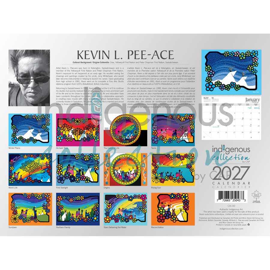 CAP Kevin Pee-ace 2027 Calendar