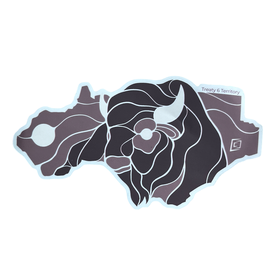 Inchipakwetrust Treaty 6 Bison Stickers