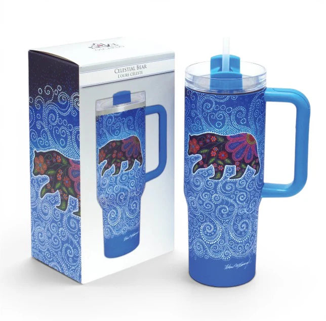 Oscardo Celestial Bear 30oz Straw Tumbler