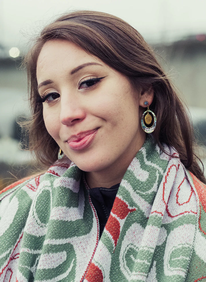 Eighth Generation Salish Sea Earrings